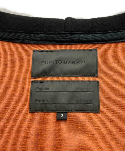 FUMITO GANRYU（フミトガンリュウ）FUMITO GANRYU (フミトガンリュウ) ジップパーカー ブラック サイズ:3の古着・服飾アイテム