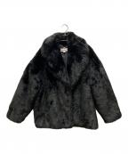 Jakkeジャッキー）の古着「ファージャケット」｜ブラック