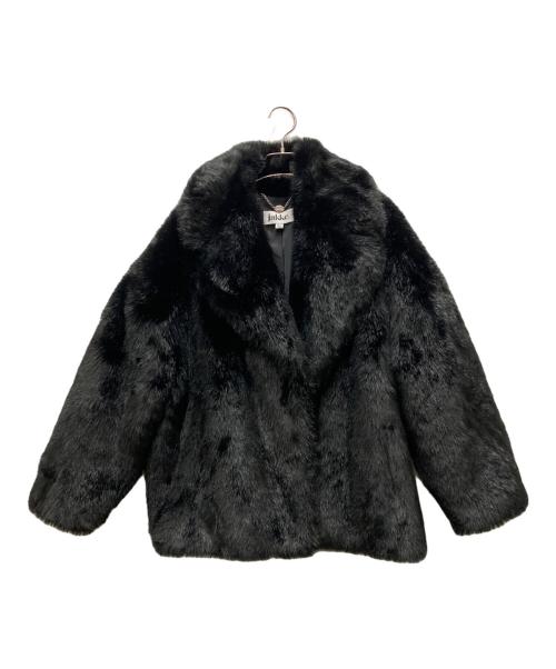 Jakke（ジャッキー）Jakke (ジャッキー) ファージャケット ブラック サイズ:Mの古着・服飾アイテム