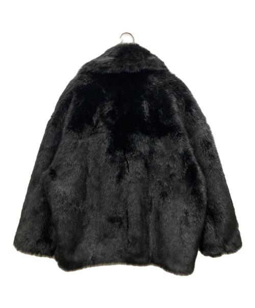 Jakke（ジャッキー）Jakke (ジャッキー) ファージャケット ブラック サイズ:Mの古着・服飾アイテム