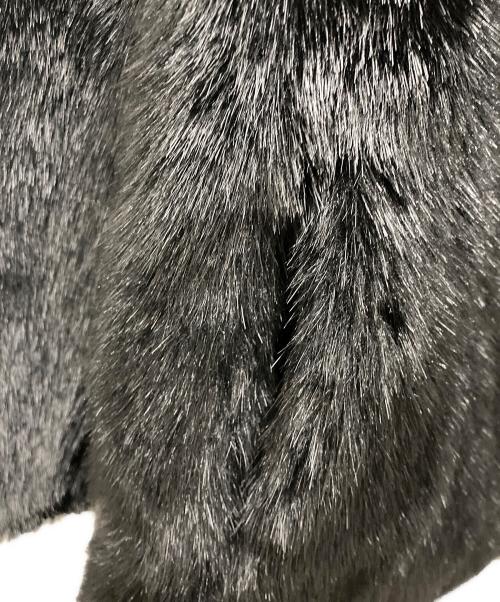 Jakke（ジャッキー）Jakke (ジャッキー) ファージャケット ブラック サイズ:Mの古着・服飾アイテム