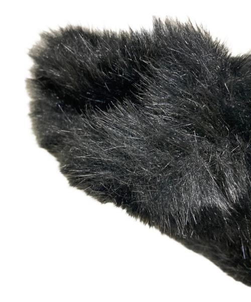 Jakke（ジャッキー）Jakke (ジャッキー) ファージャケット ブラック サイズ:Mの古着・服飾アイテム