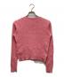 POLO RALPH LAUREN (ポロ・ラルフローレン) ケーブルニットカーディガン ピンク サイズ:E kids XL(16)：13000円