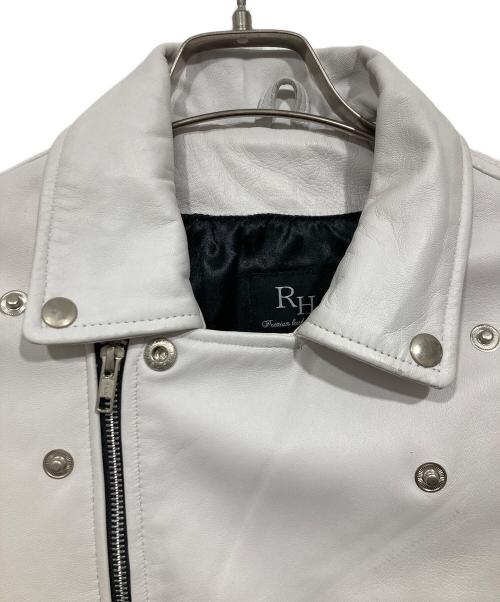 RHENIUM（レニウム）RHENIUM (レニウム) ラムレザージャケット グレー サイズ:42の古着・服飾アイテム