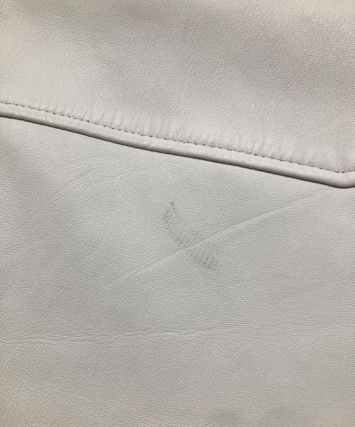 RHENIUM（レニウム）RHENIUM (レニウム) ラムレザージャケット グレー サイズ:42の古着・服飾アイテム