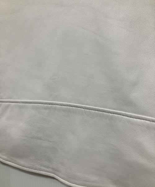 RHENIUM（レニウム）RHENIUM (レニウム) ラムレザージャケット グレー サイズ:42の古着・服飾アイテム