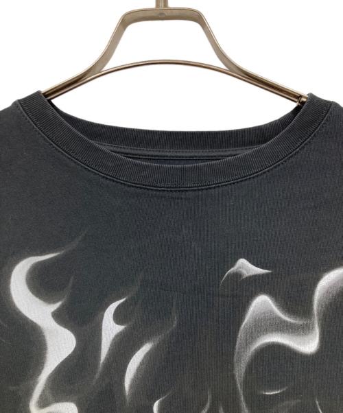 HERON PRESTON（ヘロンプレストン）HERON PRESTON (ヘロンプレストン) B＆W Skull LS T-Shirt ブラック サイズ:Ｍの古着・服飾アイテム