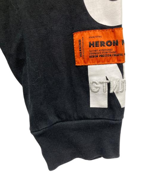 HERON PRESTON（ヘロンプレストン）HERON PRESTON (ヘロンプレストン) B＆W Skull LS T-Shirt ブラック サイズ:Ｍの古着・服飾アイテム