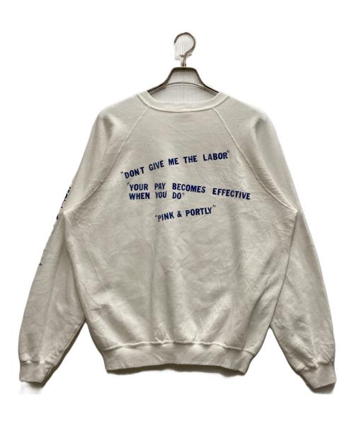 B&W（ビー＆ダブル）B&W (ビー＆ダブル) 80sスウェット ホワイト サイズ:XLの古着・服飾アイテム