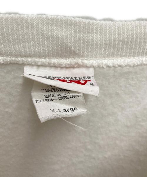 B&W（ビー＆ダブル）B&W (ビー＆ダブル) 80sスウェット ホワイト サイズ:XLの古着・服飾アイテム