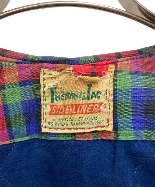 THERMO-JAC（THERMO-JAC）THERMO-JAC (THERMO-JAC) 60s チェックファイヤーマンジャケット マルチカラー サイズ:不明の古着・服飾アイテム