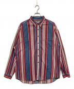 LEVI'Sリーバイス）の古着「90s マルチストライプシャツ」｜レッド×ブルー
