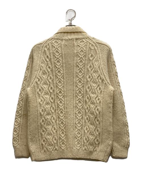 INVERALLAN（インバーアラン）INVERALLAN (インバーアラン) アランカーディガン ベージュ サイズ:freeの古着・服飾アイテム