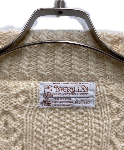 INVERALLAN（インバーアラン）INVERALLAN (インバーアラン) アランカーディガン ベージュ サイズ:freeの古着・服飾アイテム