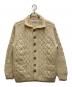 INVERALLAN（インバーアラン）の古着「アランカーディガン」｜ベージュ