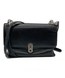 vunque（ブンク）の古着「ターンロックショルダーバッグ」｜ブラック