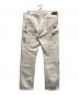 RRL (ダブルアールエル) パッチワーク加工デニムパンツ ホワイト サイズ: 91cm (W36)：15000円
