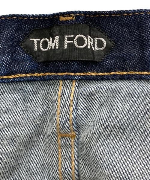 TOM FORD（トムフォード）TOM FORD (トムフォード) ストレートデニムパンツ インディゴ サイズ:34の古着・服飾アイテム