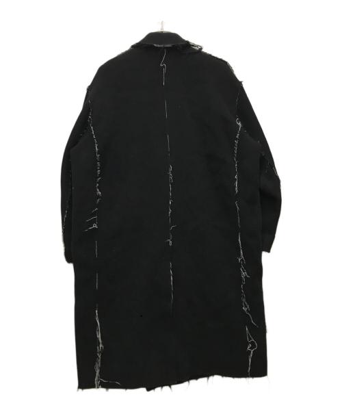 BALENCIAGA（バレンシアガ）BALENCIAGA (バレンシアガ) 22AW Raw Edge Coat ブラック サイズ:1の古着・服飾アイテム