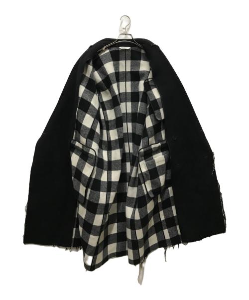 BALENCIAGA（バレンシアガ）BALENCIAGA (バレンシアガ) 22AW Raw Edge Coat ブラック サイズ:1の古着・服飾アイテム