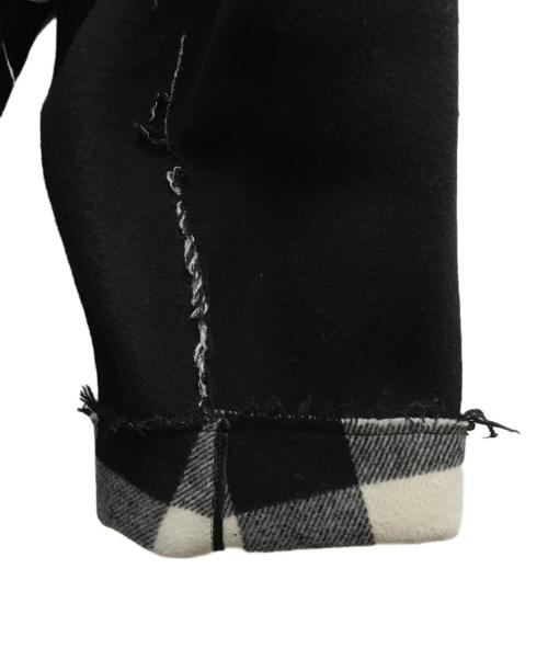 BALENCIAGA（バレンシアガ）BALENCIAGA (バレンシアガ) 22AW Raw Edge Coat ブラック サイズ:1の古着・服飾アイテム