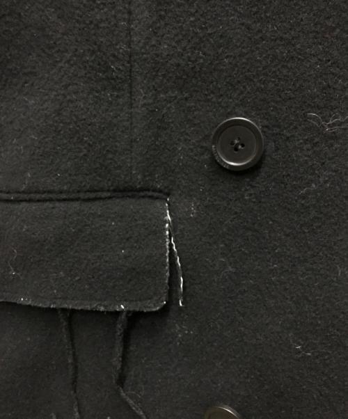 BALENCIAGA（バレンシアガ）BALENCIAGA (バレンシアガ) 22AW Raw Edge Coat ブラック サイズ:1の古着・服飾アイテム