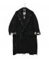 BALENCIAGA（バレンシアガ）の古着「22AW Raw Edge Coat」｜ブラック