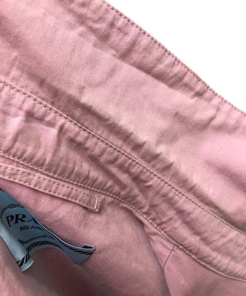 PRADA（プラダ）PRADA (プラダ) オールド ギャバジン ブルゾンジャケット ピンク サイズ:36の古着・服飾アイテム