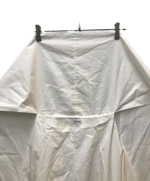 LOEWE（ロエベ）LOEWE (ロエベ) コットン ラップ スカート ホワイト サイズ:32の古着・服飾アイテム