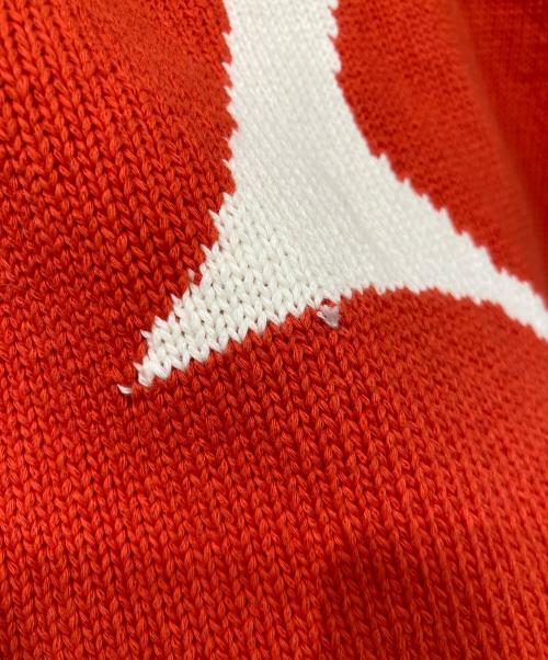 marimekko（マリメッコ）marimekko (マリメッコ) ニットベスト 094090/524275 オレンジ サイズ:XSの古着・服飾アイテム