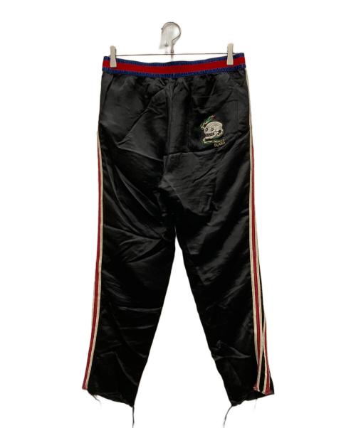 GUCCI（グッチ）GUCCI (グッチ) Embroidered Jogging Trousers ブラック サイズ:46の古着・服飾アイテム