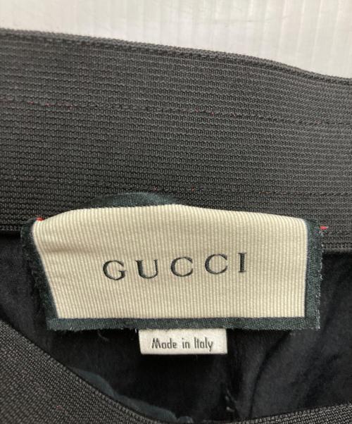 GUCCI（グッチ）GUCCI (グッチ) Embroidered Jogging Trousers ブラック サイズ:46の古着・服飾アイテム