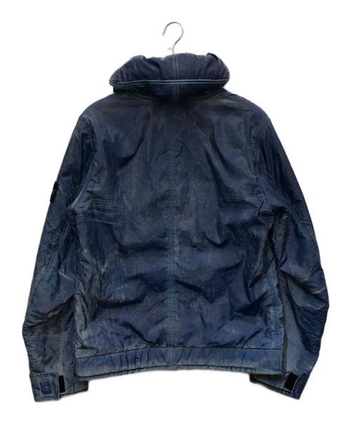 STONE ISLAND（ストーンアイランド）STONE ISLAND (ストーンアイランド) 10AW リキッドリフレクティブジャ ケット ブルー サイズ:Mの古着・服飾アイテム