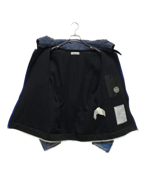 STONE ISLAND（ストーンアイランド）STONE ISLAND (ストーンアイランド) 10AW リキッドリフレクティブジャ ケット ブルー サイズ:Mの古着・服飾アイテム