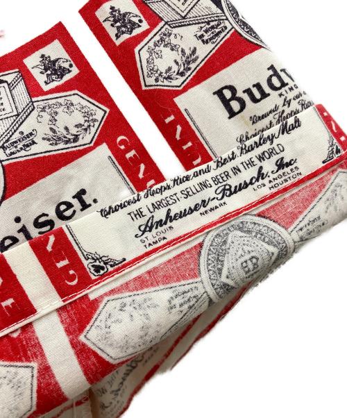ELDERADO（エルドラド）ELDERADO (エルドラド) LABEL LINE (レーベルライン) 90sBudweiserBD半袖シャツ レッド サイズ:Mの古着・服飾アイテム