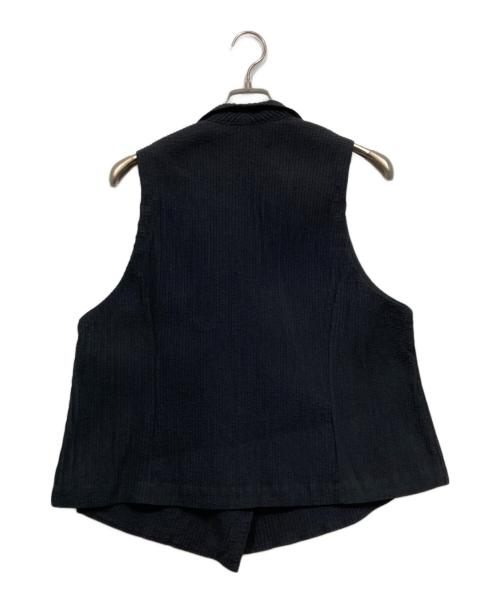 YACCO MARICARD（ヤッコマリカルド）YACCO MARICARD (ヤッコマリカルド) プリーツベスト ブラック サイズ:N（バスト91~104・身長154~162））の古着・服飾アイテム