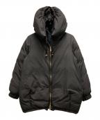 DEUXIEME CLASSEドゥーズィエム クラス）の古着「フォックスファーダウンジャケット」｜ブラック