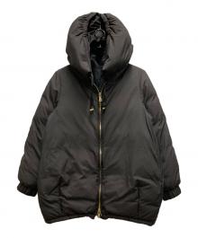 DEUXIEME CLASSE（ドゥーズィエム クラス）の古着「フォックスファーダウンジャケット」｜ブラック