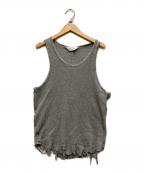 ANCELLMアンセルム）の古着「WAFFLE TANK TOP」｜グレー
