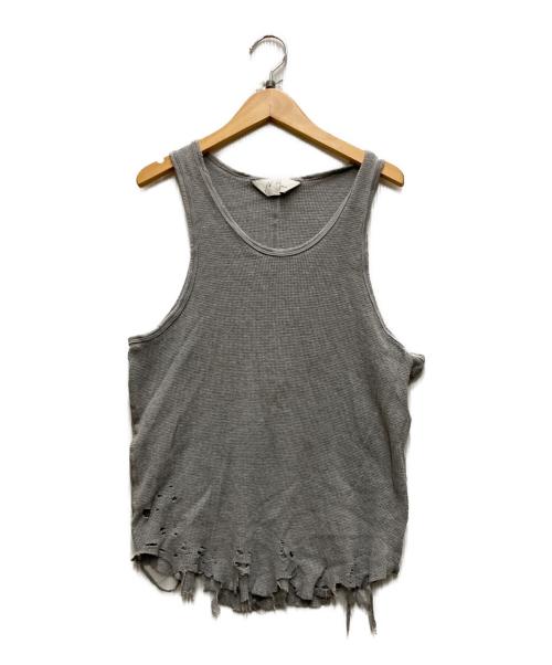 ANCELLM（アンセルム）ANCELLM (アンセルム) WAFFLE TANK TOP グレー サイズ:1の古着・服飾アイテム
