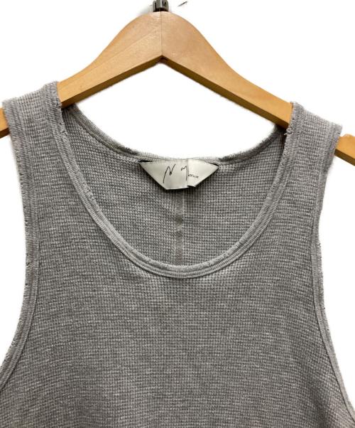 ANCELLM（アンセルム）ANCELLM (アンセルム) WAFFLE TANK TOP グレー サイズ:1の古着・服飾アイテム