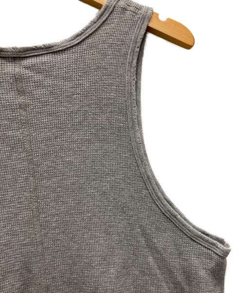 ANCELLM（アンセルム）ANCELLM (アンセルム) WAFFLE TANK TOP グレー サイズ:1の古着・服飾アイテム