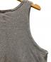 中古・古着 ANCELLM (アンセルム) WAFFLE TANK TOP グレー サイズ:1：9000円