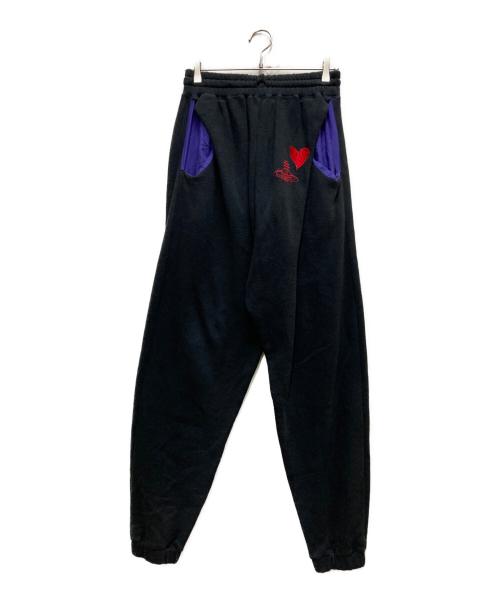 Vivienne Westwood RED LABEL（ヴィヴィアンウエストウッドレッドレーベル）Vivienne Westwood RED LABEL (ヴィヴィアンウエストウッドレッドレーベル) サルエルスウェットパンツ ブラック×ネイビー サイズ:Mの古着・服飾アイテム