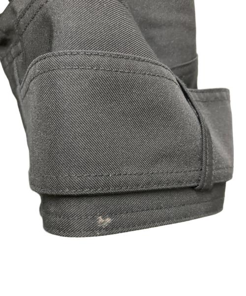 UN3D.（アンスリード）UN3D. (アンスリード) FABRIC MIX CT ファブリックミックスコート ブラック×カーキ サイズ:不明の古着・服飾アイテム