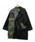 UN3D.（アンスリード）の古着「FABRIC MIX CT ファブリックミックスコート」｜ブラック×カーキ