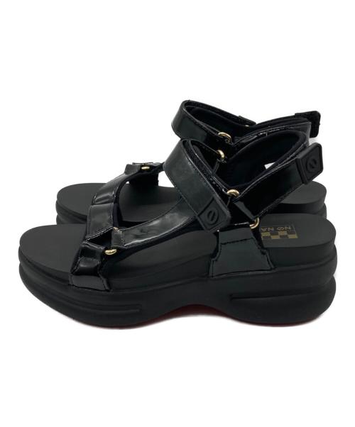 No Name（ノーネーム）No Name (ノーネーム) CONCRETE SANDAL ブラック サイズ:39の古着・服飾アイテム