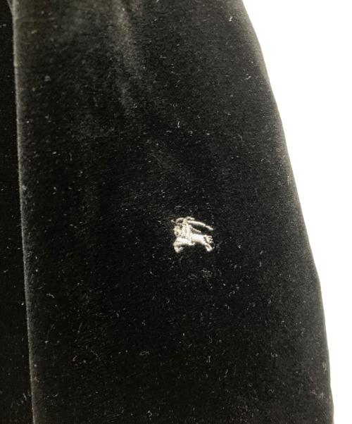 BURBERRY BLACK LABEL（バーバリーブラックレーベル）BURBERRY BLACK LABEL (バーバリーブラックレーベル) ベロアナポレオンコート ブラック サイズ:Ⅿの古着・服飾アイテム