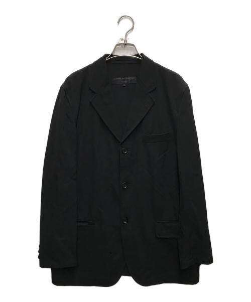 COMME des GARCONS HOMME（コムデギャルソン オム）COMME des GARCONS HOMME (コムデギャルソン オム) ウールギャバ3Bジャケット ブラック サイズ:Sの古着・服飾アイテム