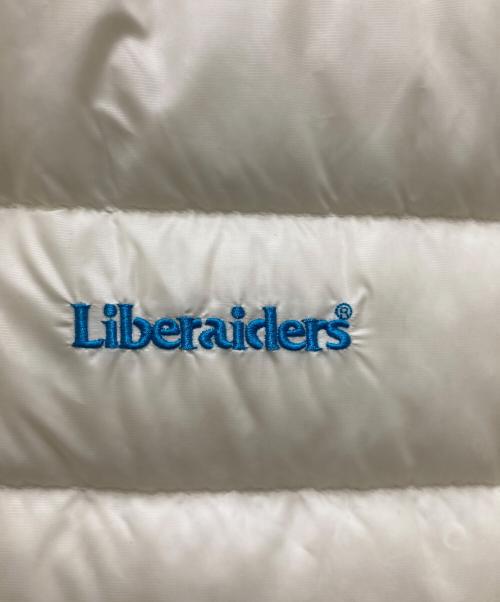 Liberaiders（リベレイダース）Liberaiders (リベレイダース) DOWN HALF ZIP HOODIE アイボリー サイズ:Ⅿの古着・服飾アイテム